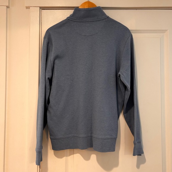 Vineyard Vines Mens Quarter Zip Pima Cotton Pullover Sweater Coastal Preppy Golf - Picture 4 of 7